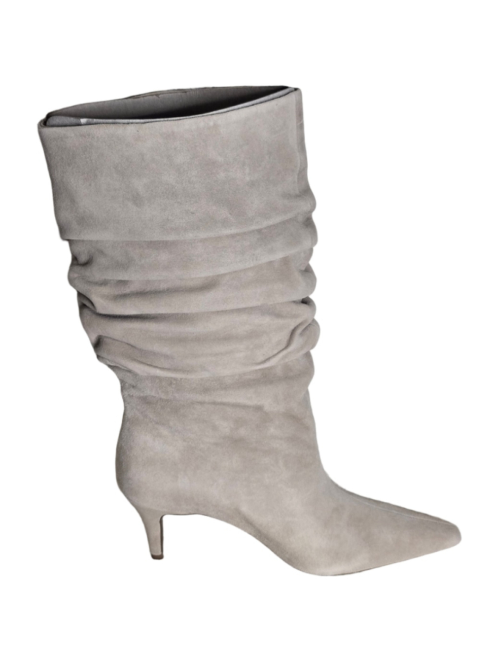 Women's I.N.C. International Concepts Boots Size 5.5 Beige Suede Slouchy